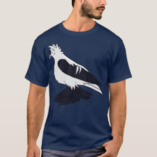 Black Saxon Fairy Swallow Pigeon T-shirt