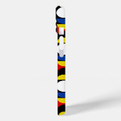 Black Scandinavian Bauhaus Mid-Century Pattern Case-Mate iPhone Case (Achterkant / Links)