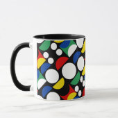 Black Scandinavian Bauhaus Mid-Century Pattern Mok (Links)