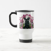 Black Schnauzer Bouquet Reisbeker (Links)