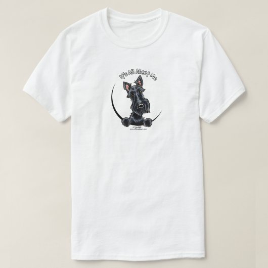 Black Scottie heeft alles over mij T-shirt (Design voorkant)