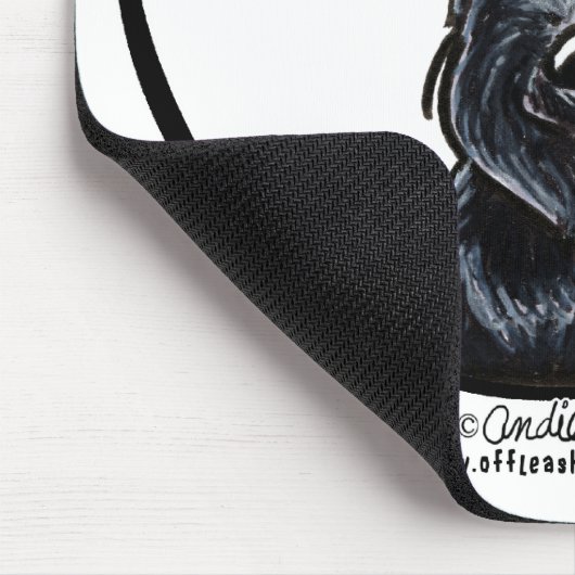 Black Scottie IAAM Muismat (Hoek)