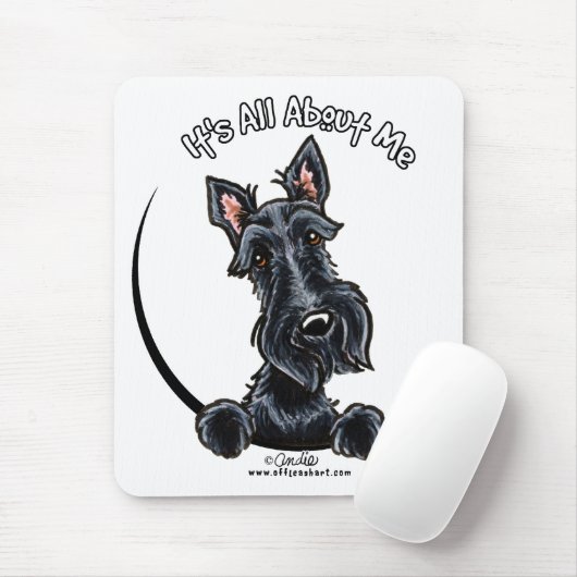 Black Scottie IAAM Muismat (Met muis)