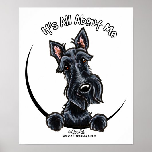 Black Scottie IAAM Poster (Voorkant)