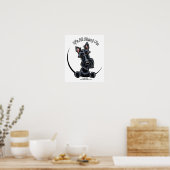 Black Scottie IAAM Poster (Keuken)