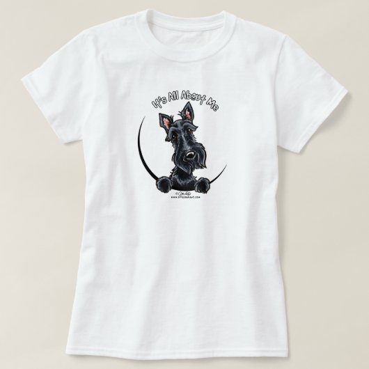 Black Scottie IAAM T-shirt (Design voorkant)