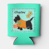 Black Scottie Terriër Hondennaam Gepersonaliseerd Blikjeskoeler (Voorkant)