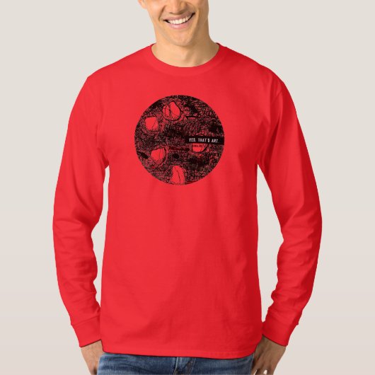 BLACK SCRIBBLE: T-Shirt (Voorkant)