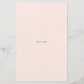 Black Script Baby Word Scramble Baby shower Game (Achterkant)