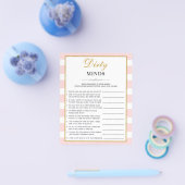 Black Script Dirty Mind Riddles Vrijgezellenfeest Flyer (Enkel)