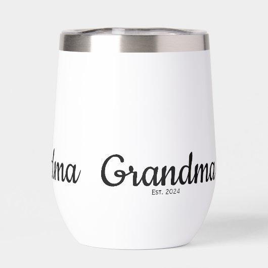 Black Script Established Grandma (Achterkant)