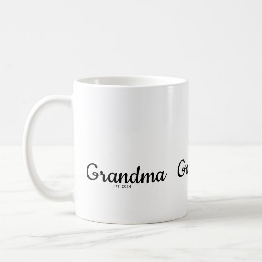 Black Script Established Grandma Koffiemok (Links)