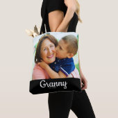 Black Script Established Grandma  Tote Bag (Dichtbij)