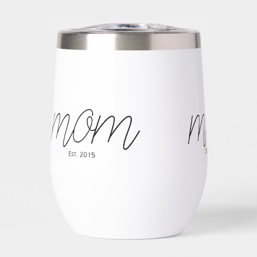 Black Script Established Mom  (Voorkant)