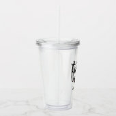 Black Script Future Mrs. (Naam) Acryl Drinkbeker (Rechts)