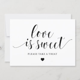 Black Script Love is Sweet Alsjeblieft.