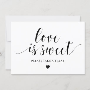Black Script Love is Sweet Alsjeblieft.