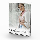 Black Script Modern Afstuderen Afstuderen Fotoblokken (Rechts)