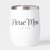 Black Script Paarden Moeder Gevestigd (Achterkant)