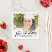 Black Script Photo Graduparty Servet (Insitu)