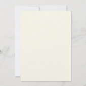 Black Script verpleegster pinning ceremonie uitnod Kaart (Achterkant)