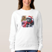 Black Seal Engelse Bulldog Sweatshirt (Voorkant)