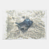 Black Seashell Theedoek (Horizontaal)