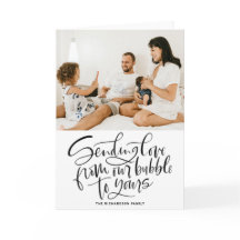 Black Sending Love van Our Bubble to Yours Photo