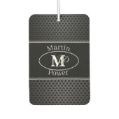 black Set of Car Mats Luchtverfrisser (Voorkant)