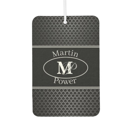 black Set of Car Mats Luchtverfrisser (Voorkant)