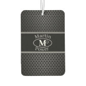 black Set of Car Mats Luchtverfrisser (Achterkant)