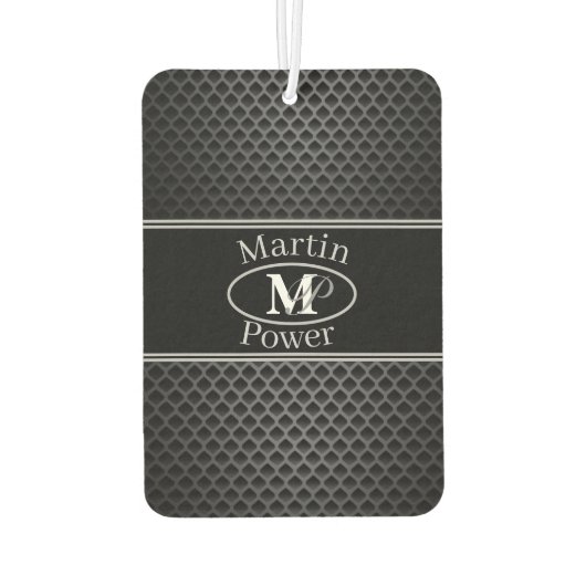 black Set of Car Mats Luchtverfrisser (Achterkant)