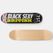 BLACK SEXY BRITS OFFICIEEL UK Skateboard (Horizontaal)