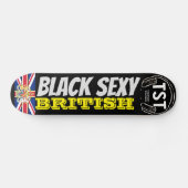 BLACK SEXY BRITS OFFICIEEL UK Skateboard (Horizontaal)
