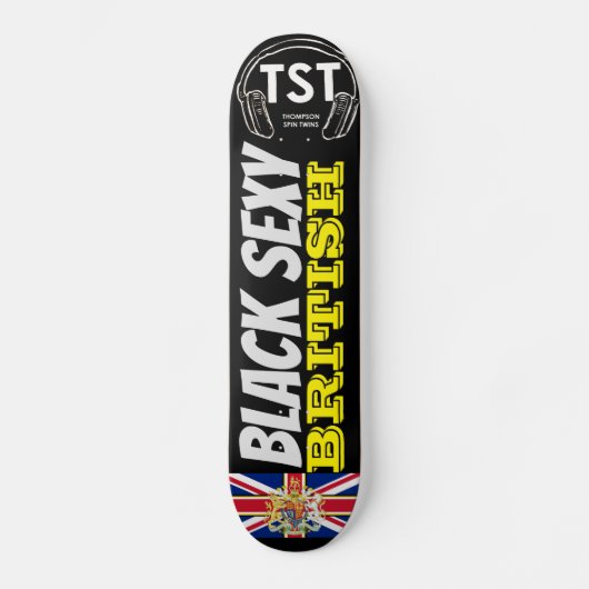 BLACK SEXY BRITS OFFICIEEL UK Skateboard (Voorkant)