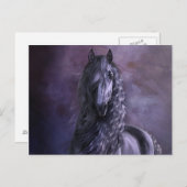 Black Shadow Briefkaart (Voorkant / Achterkant)