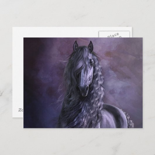 Black Shadow Briefkaart (Voorkant / Achterkant)