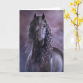 Black Shadow Notecard Kaart (Gele Bloem)