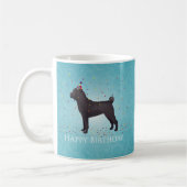 Black Shar Pei Birthday Design Koffiemok (Links)