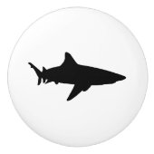 Black Shark Ceramic Knob. Keramische Knop (Voorkant)