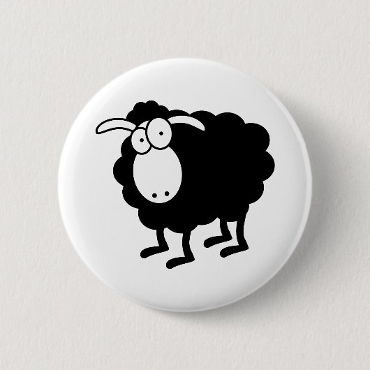Black Sheep Button (Voorkant)