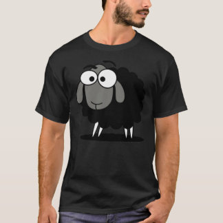 Black Sheep Cartoon Funny T-Shirt Sticker Duvet Co