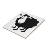 Black Sheep Ceramic Tegel Tegeltje (Zijkant)