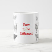 Black Sheep Dare voor verschillende speciale Mokke Grote Koffiekop (Voorkant)