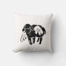 Black Sheep Dreamweaver Pillow Kussen
