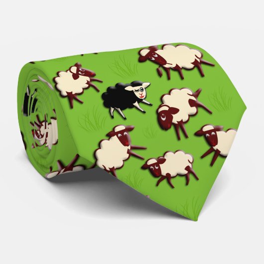 Black Sheep en andere + je rug. en ideeën Stropdas (Opgerold)