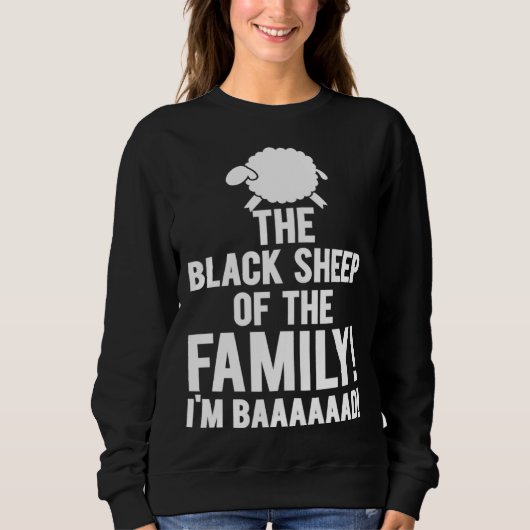 Black Sheep Family I m Baaaaad Toy Trui (Voorkant)