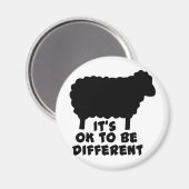 Black Sheep - Het is oké om anders te zijn Magneet (Voorkant / Achterkant)