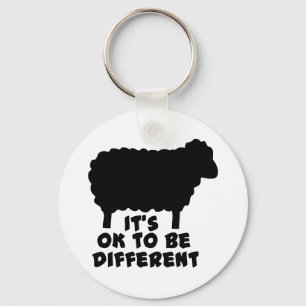 Black Sheep - Het is oké om anders te zijn Sleutelhanger