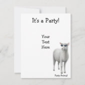 Black Sheep Invitation Kaart (Achterkant)